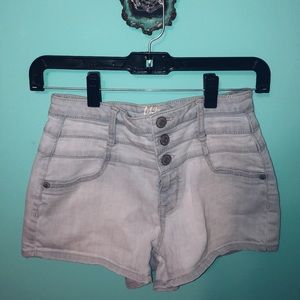 High waisted shorts
